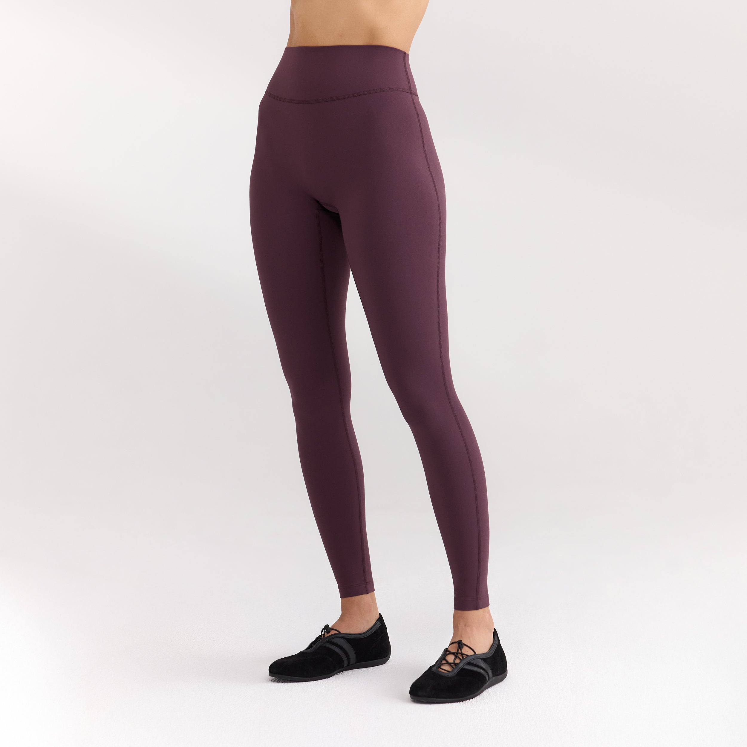 ContourSoft™ Klassiska Leggings | ContourSoft™ Klassiska Leggings - Körsbärslack