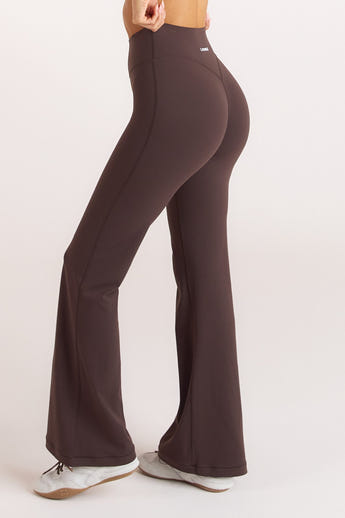 ContourSoft utsvängda Leggings - Mörk Choklad