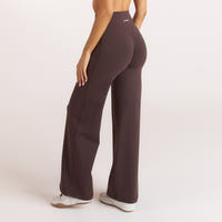 ContourSoft™ Leggings med rakt ben - Mörk Choklad