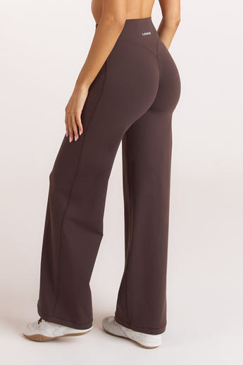 ContourSoft™ Leggings med rakt ben - Mörk Choklad