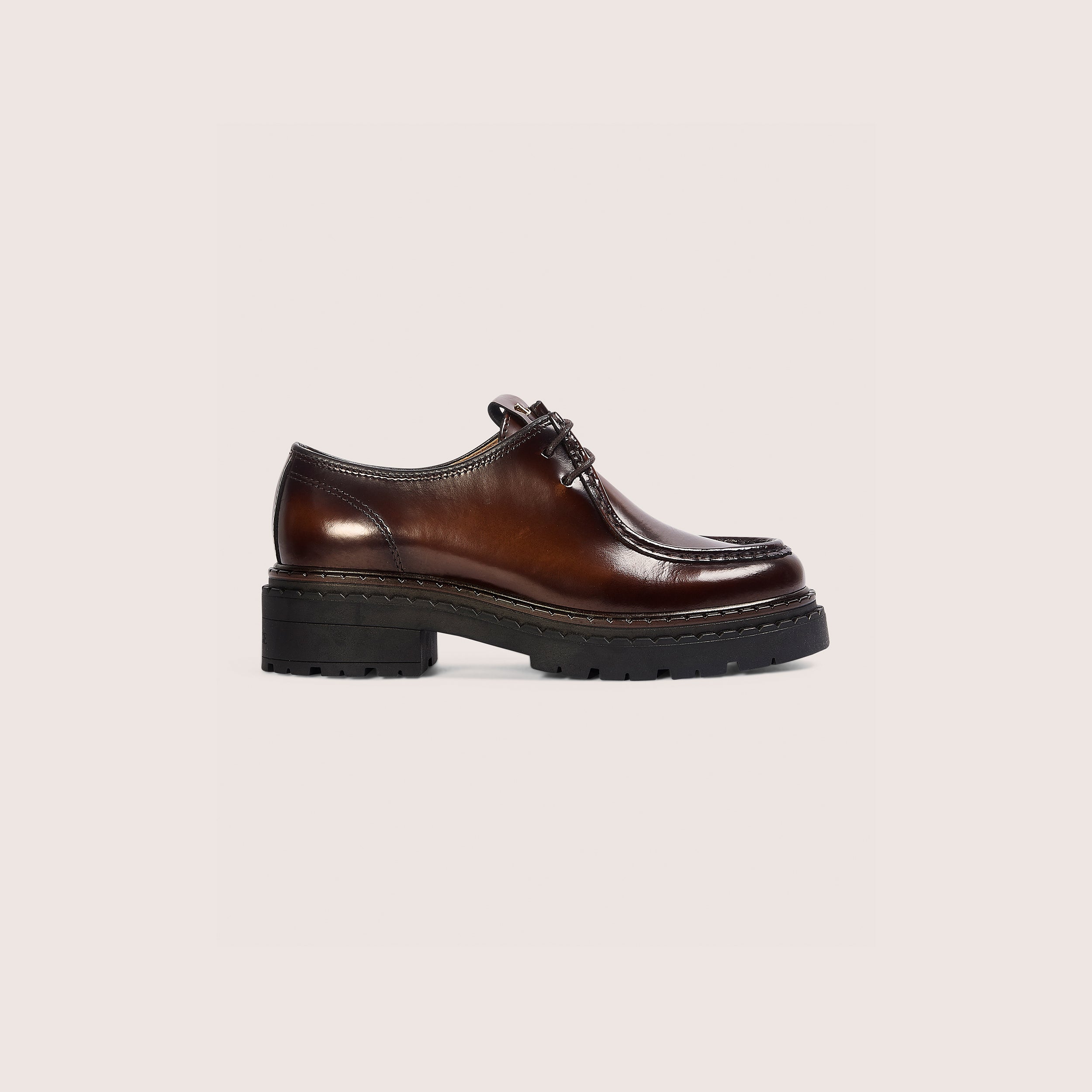Etta Snörade Chunky Loafers | Etta Snörade Chunky Loafers - Tan