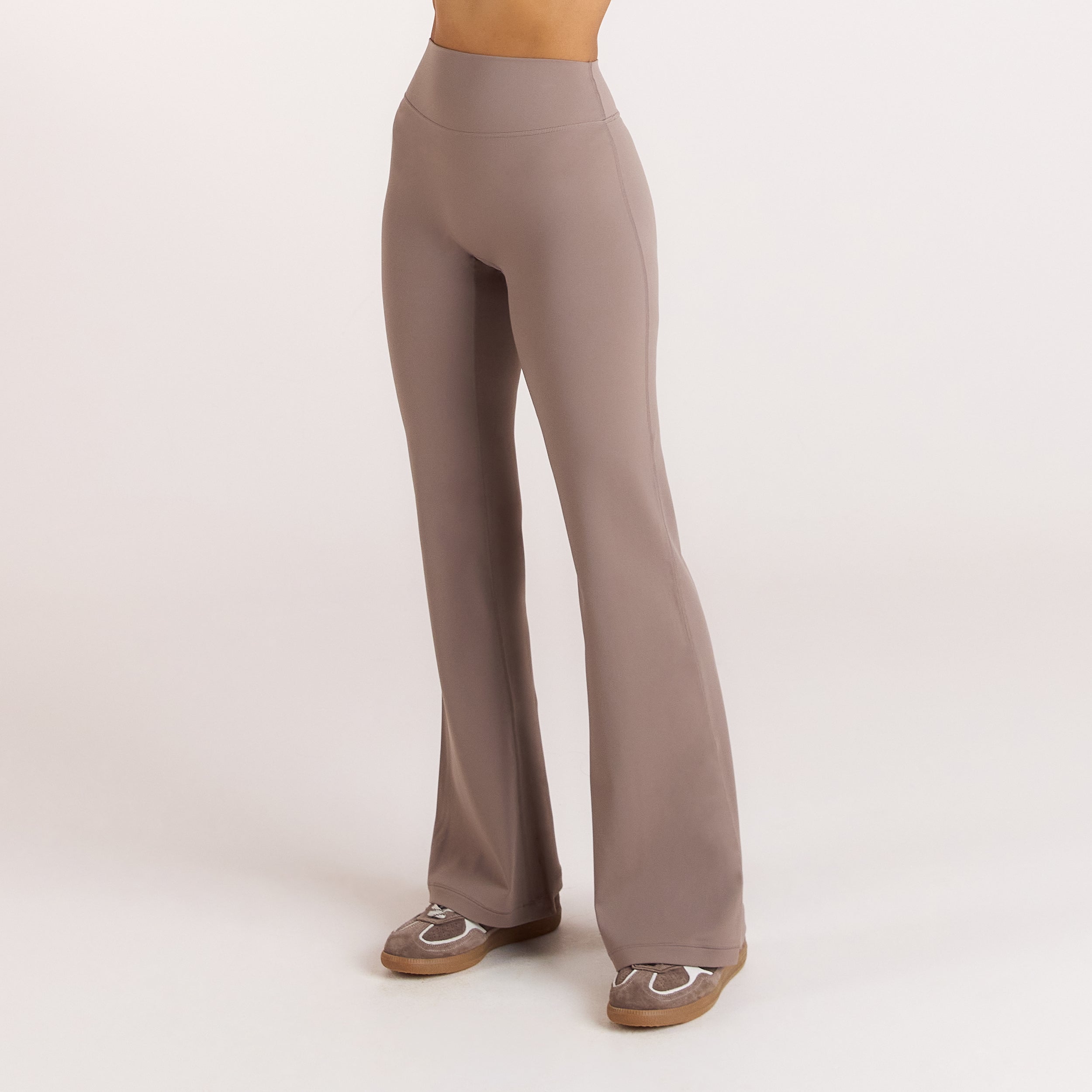 ContourSoft utsvängda Leggings | ContourSoft utsvängda Leggings - Svampfärgad