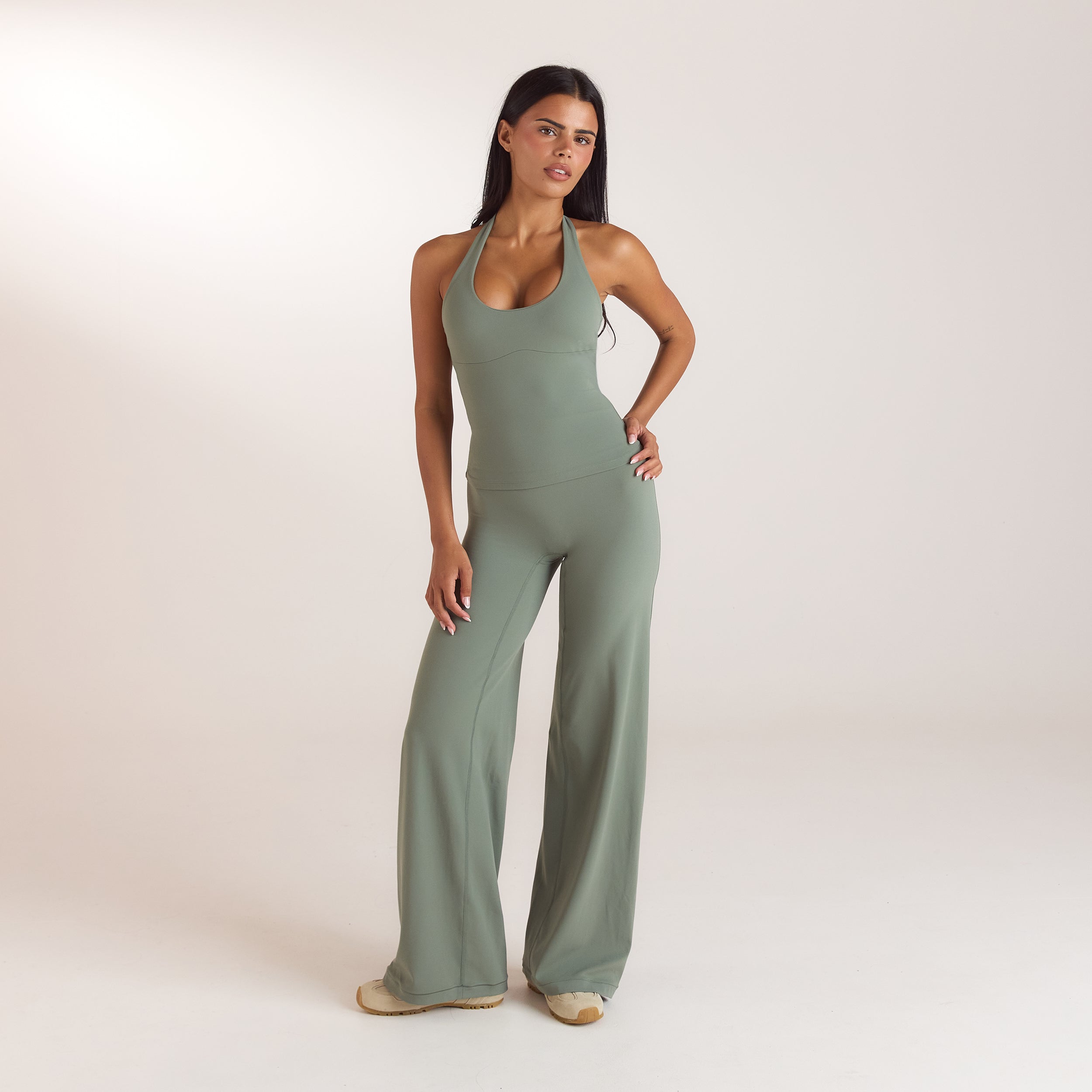 ContourSoft™ Halter-Neck Top | ContourSoft™ Halter-Neck Top - Salviagrön