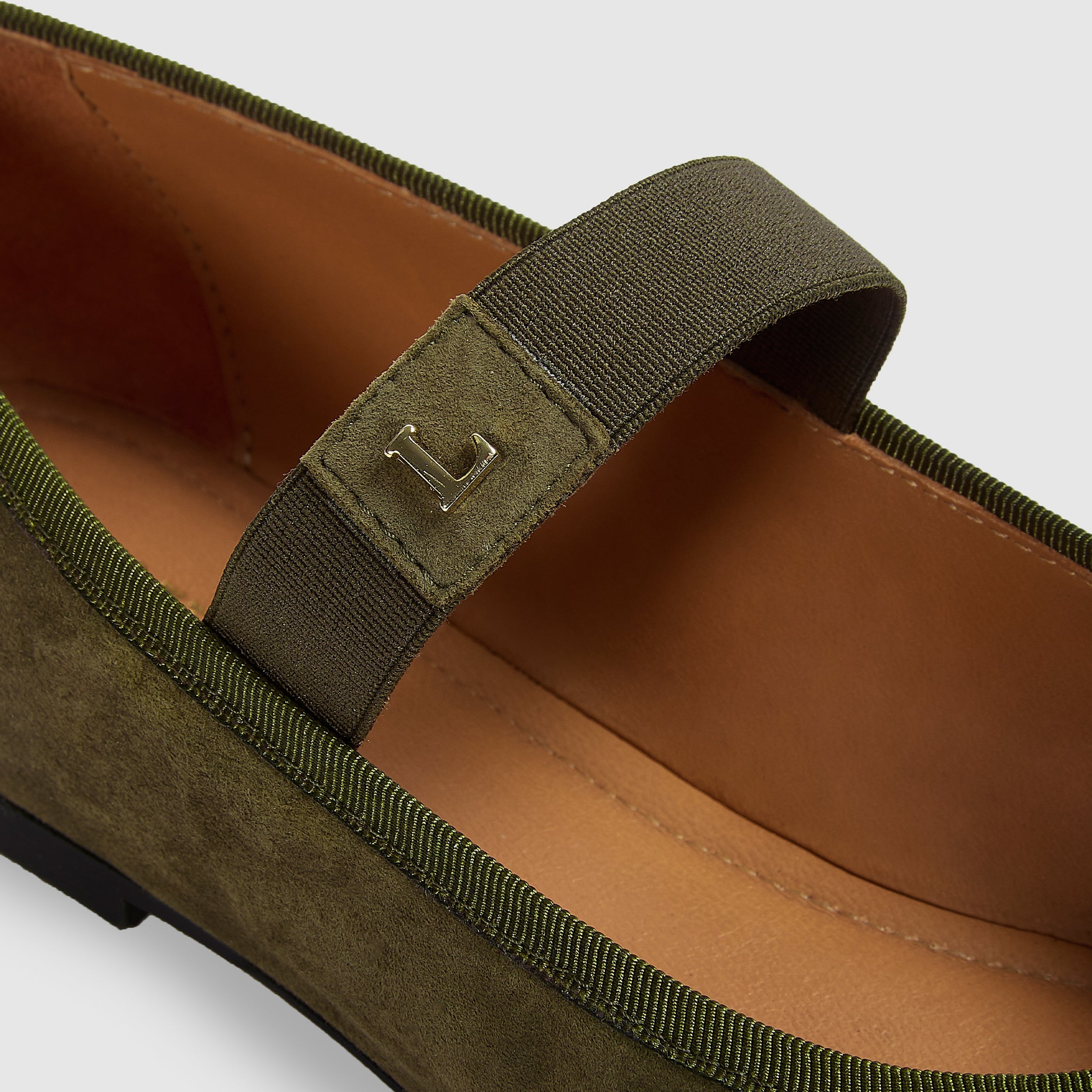 Juna Ballerinaskor | Juna Ballerinaskor - Olivgrön