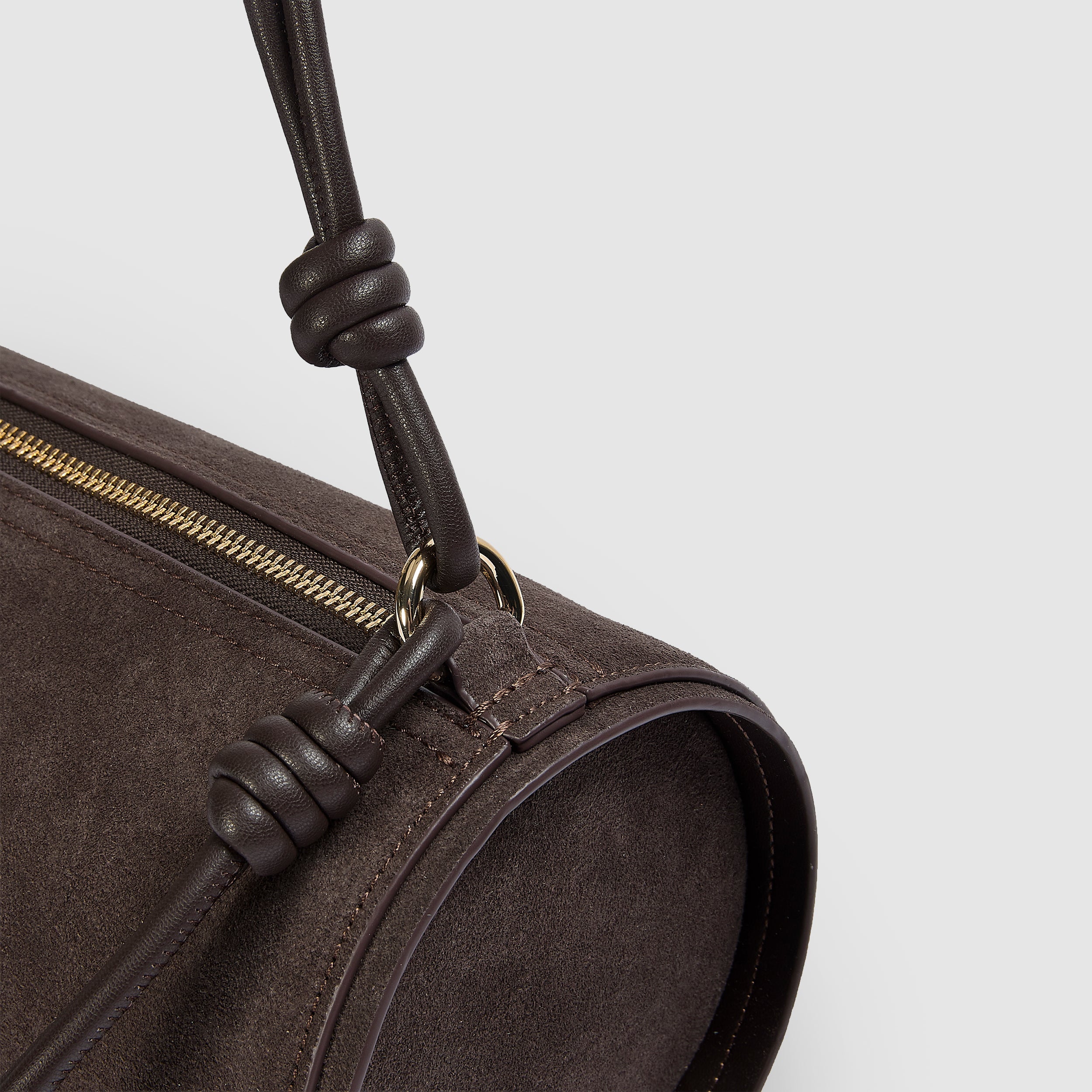 Miffy Barrel Shoulder Bag | Miffy Barrel Shoulder Bag - Choklad