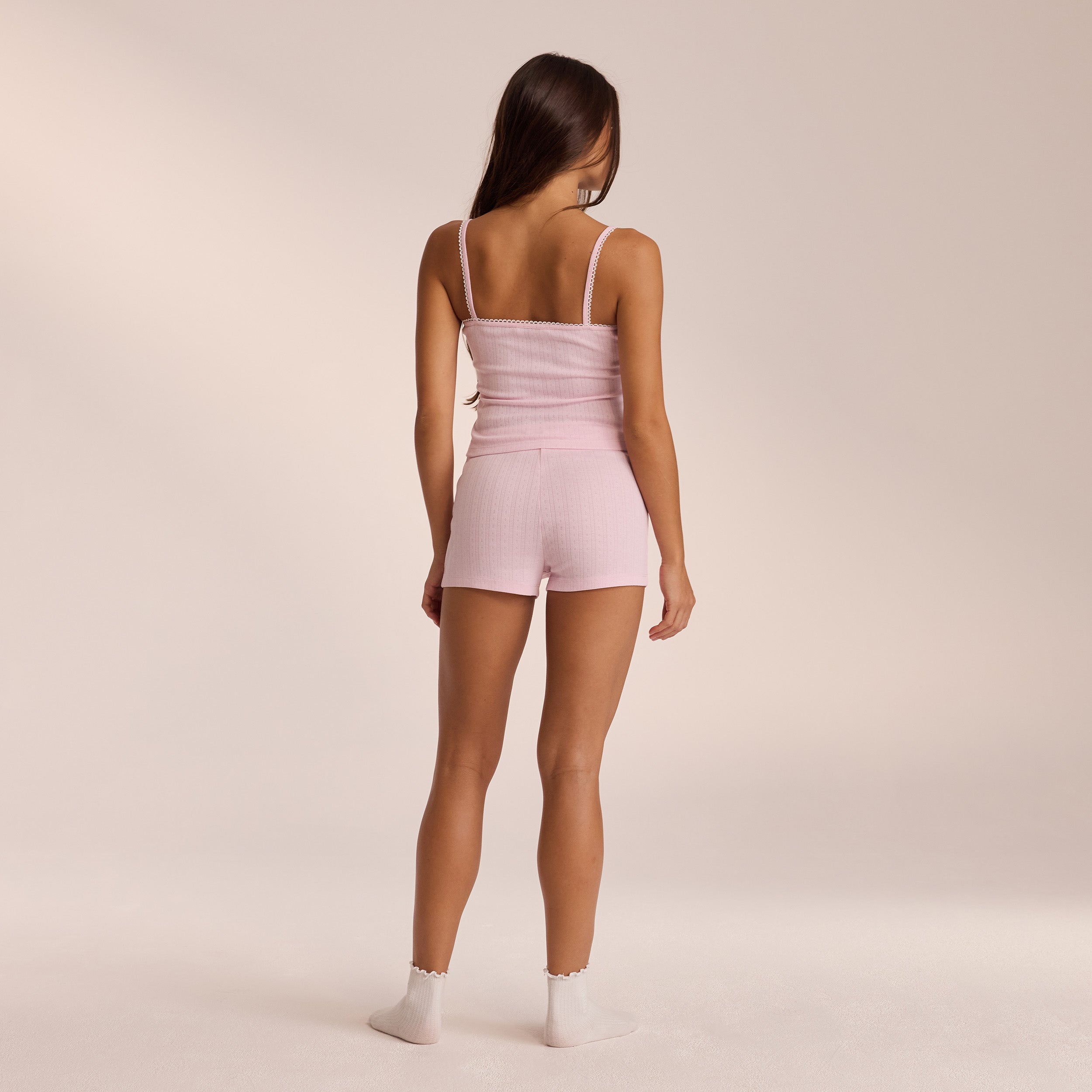 Pointelle Pyjamashorts  | Ava, XS