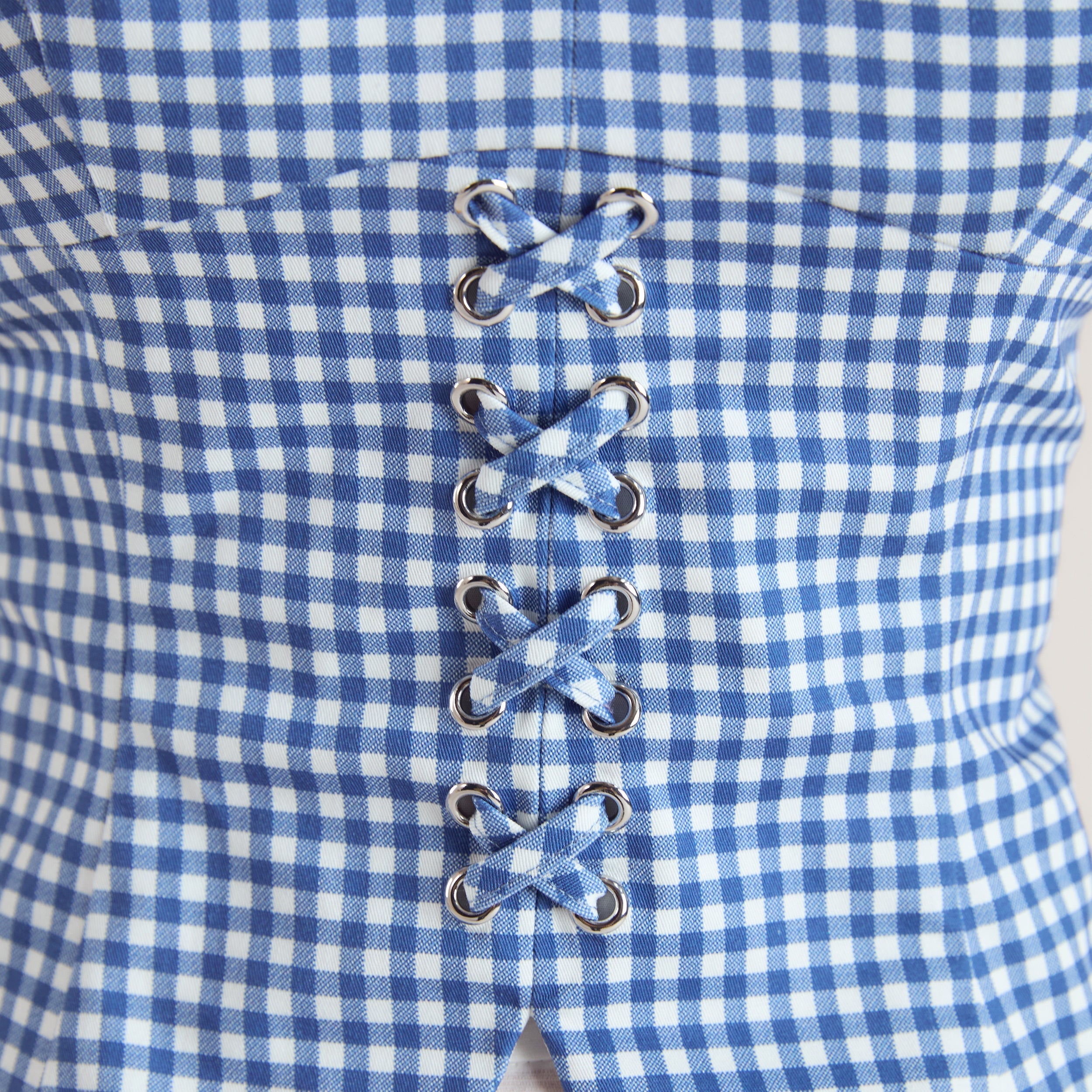 Korsett-top | Korsett-top - Blå