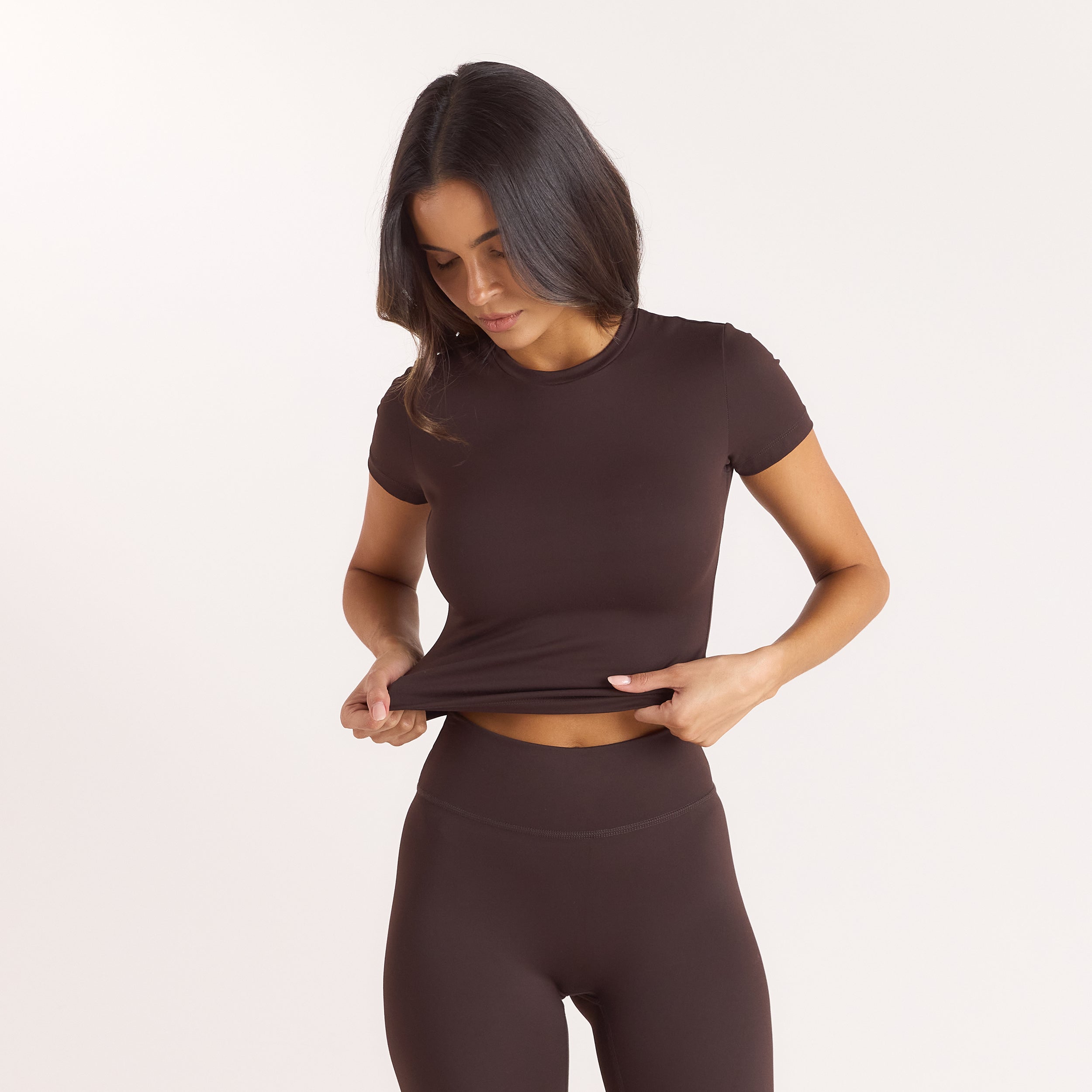 Classic Fitted Top | Classic Fitted Top - Kaffebönor