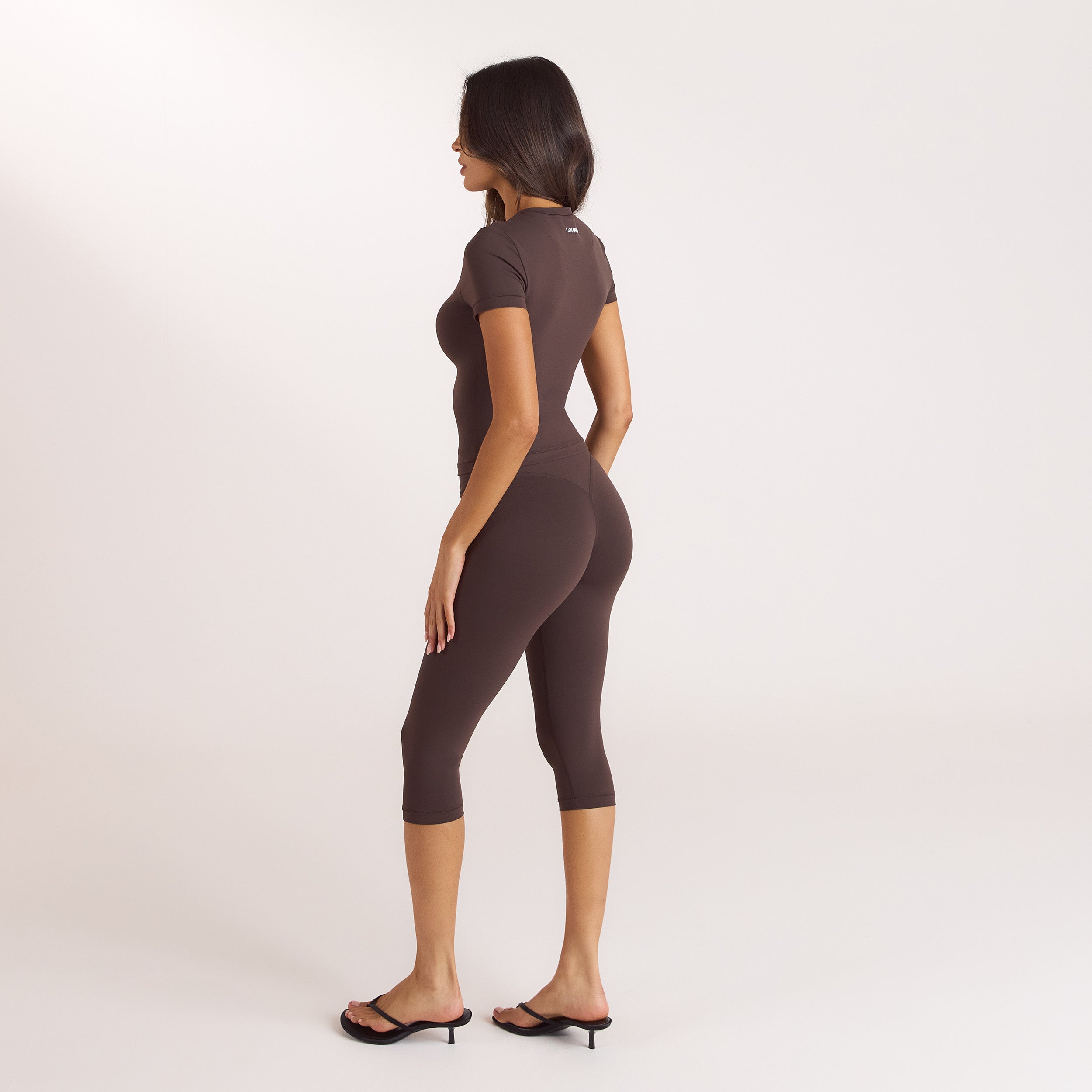 ContourSoft Capri Leggings | ContourSoft Capri Leggings - Mörk Choklad