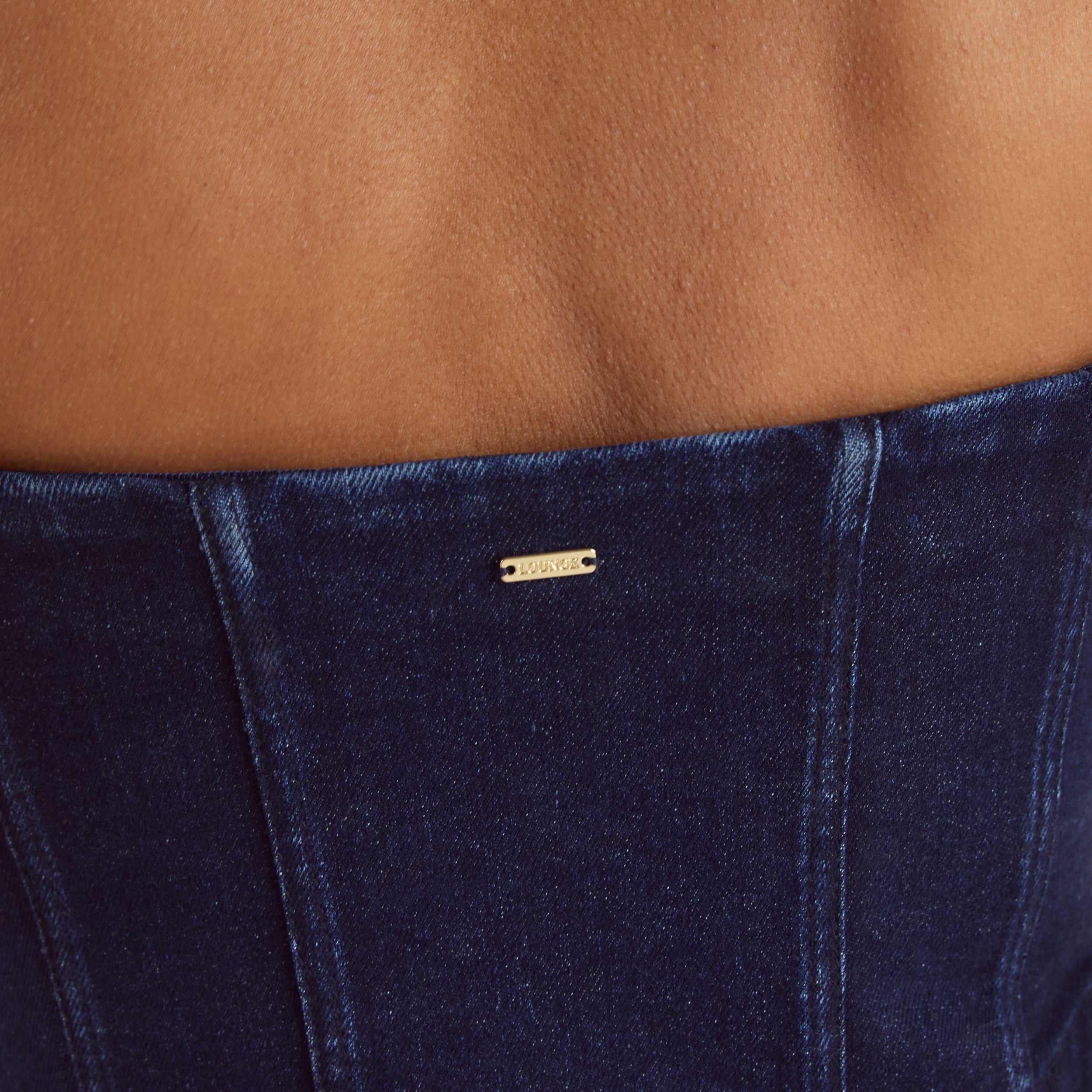 Korsettopp i Denim | Korsettopp i Denim - Indigo