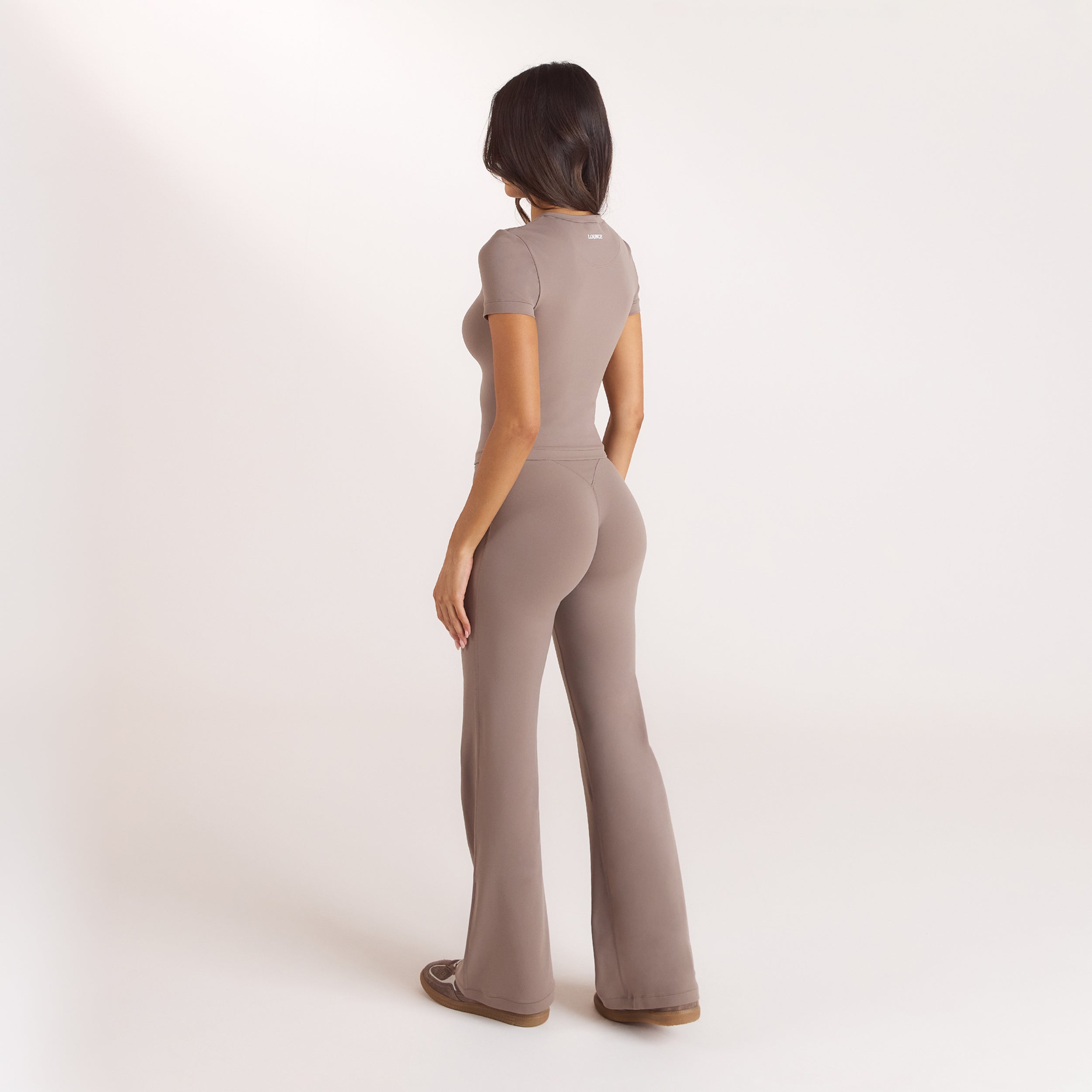 ContourSoft utsvängda Leggings | ContourSoft utsvängda Leggings - Svampfärgad