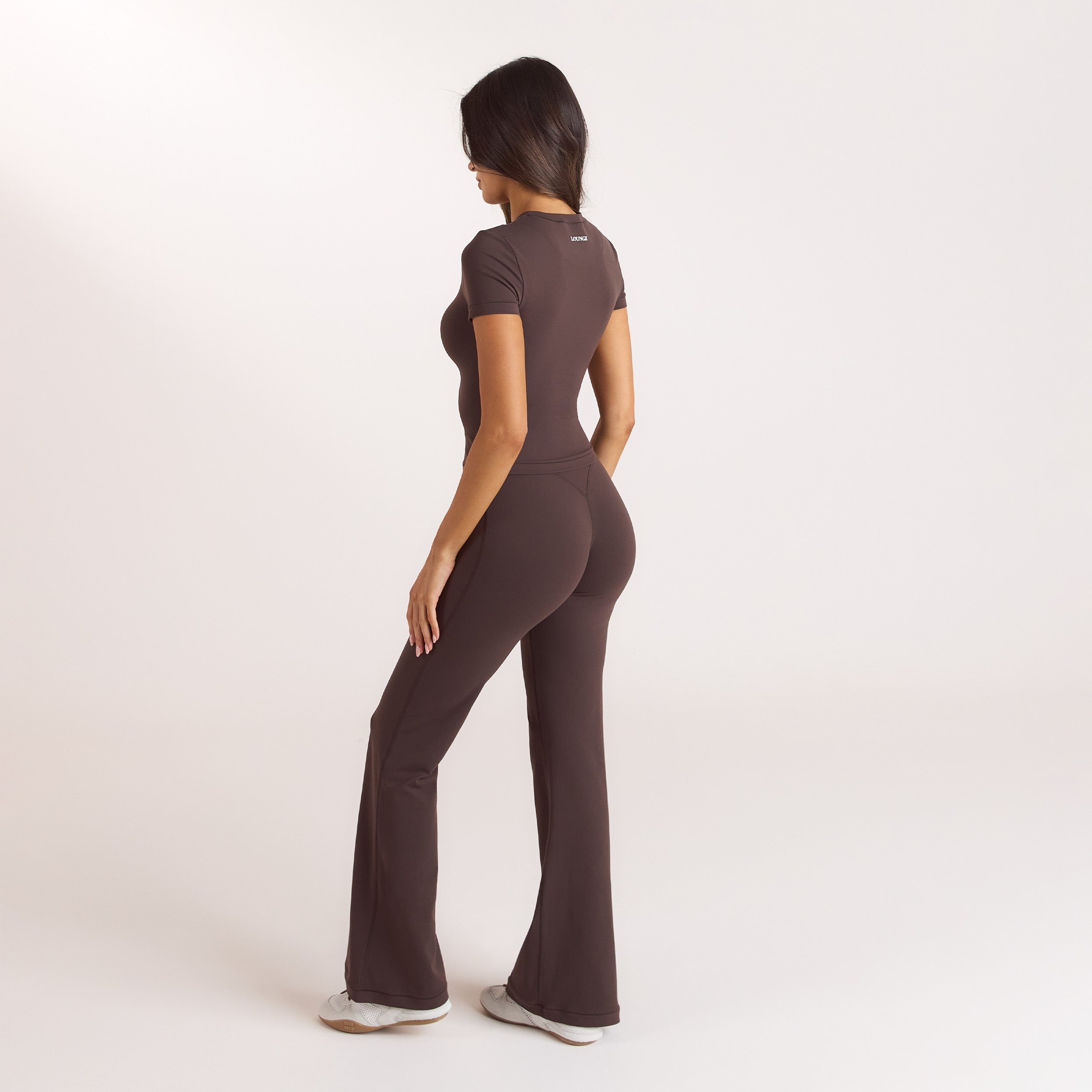 ContourSoft utsvängda Leggings | ContourSoft utsvängda Leggings - Mörk Choklad