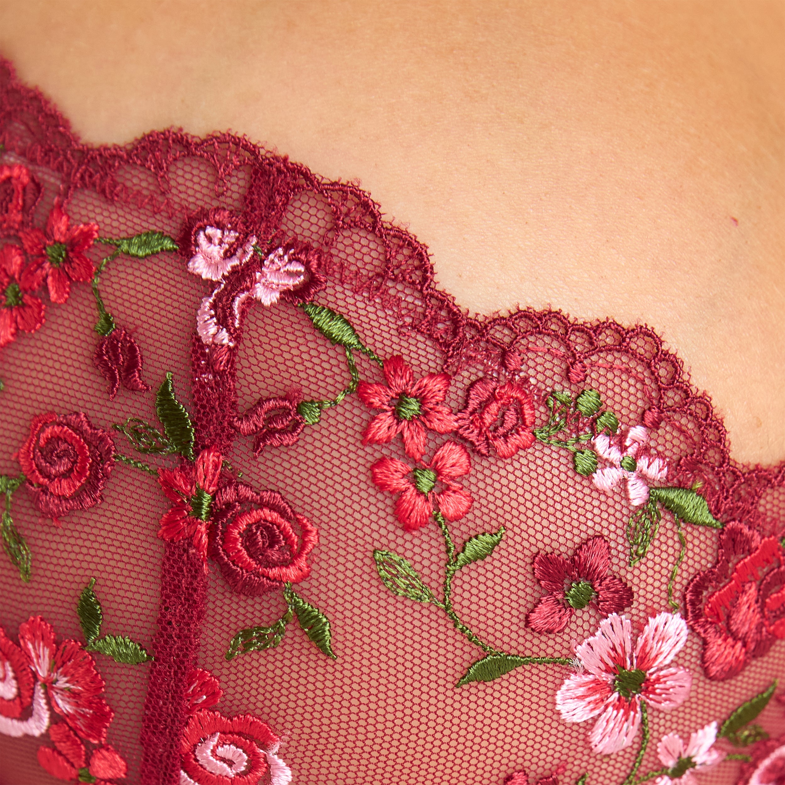 Giselle Intimates Set | Giselle Intimates BH (set) - Vinröd