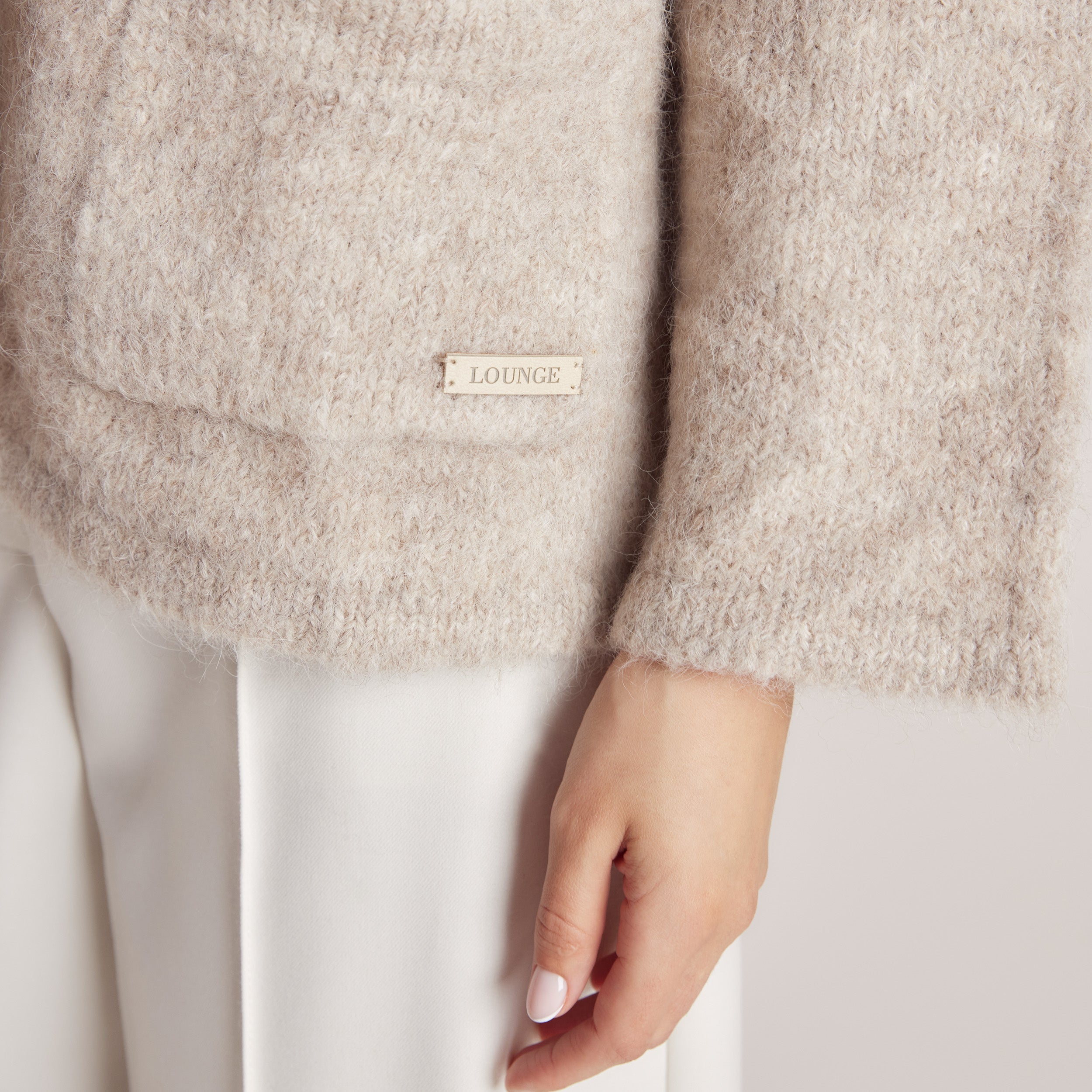 Jacka i Alpackablandning | Nicola, S