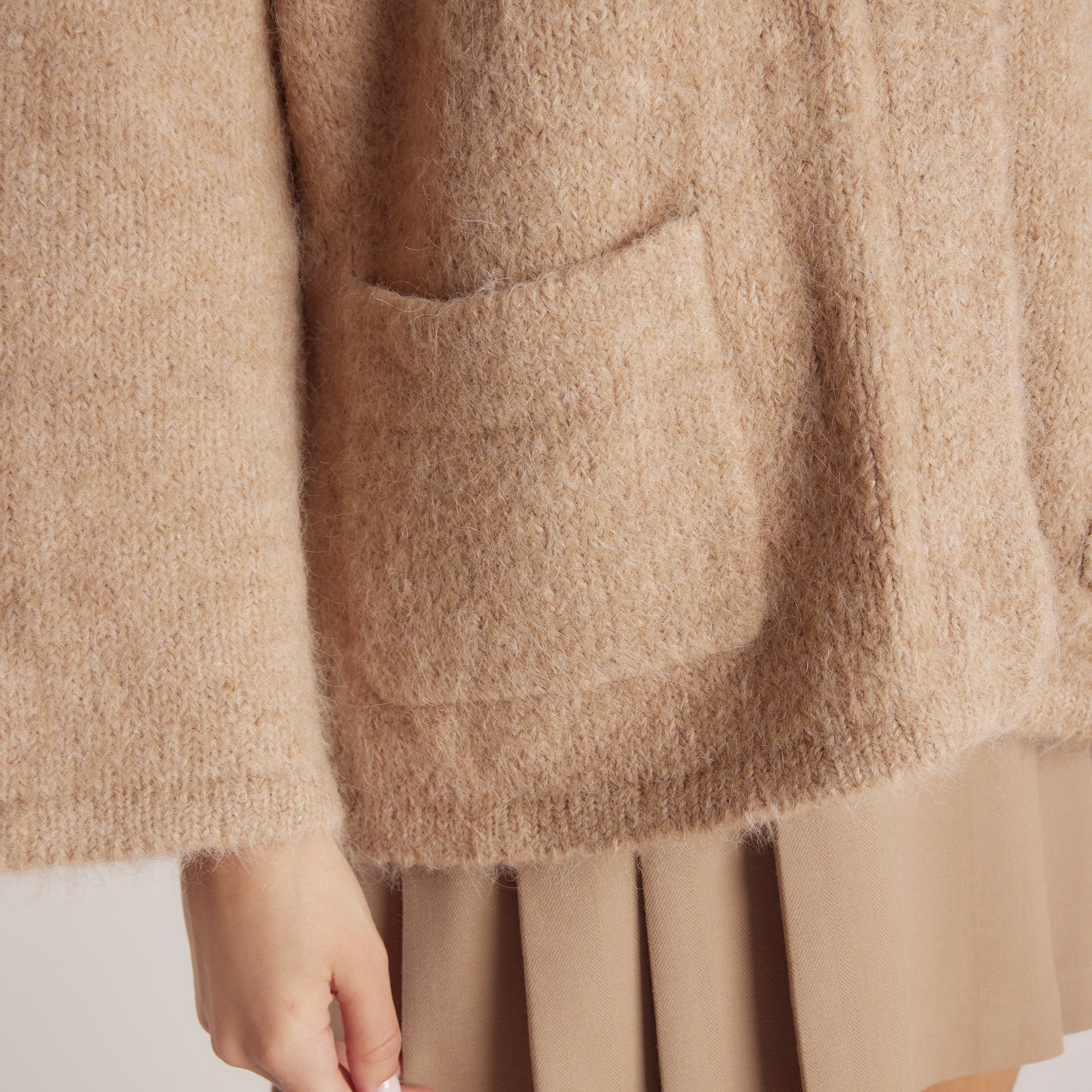 Jacka i Alpackablandning | Nicola, S