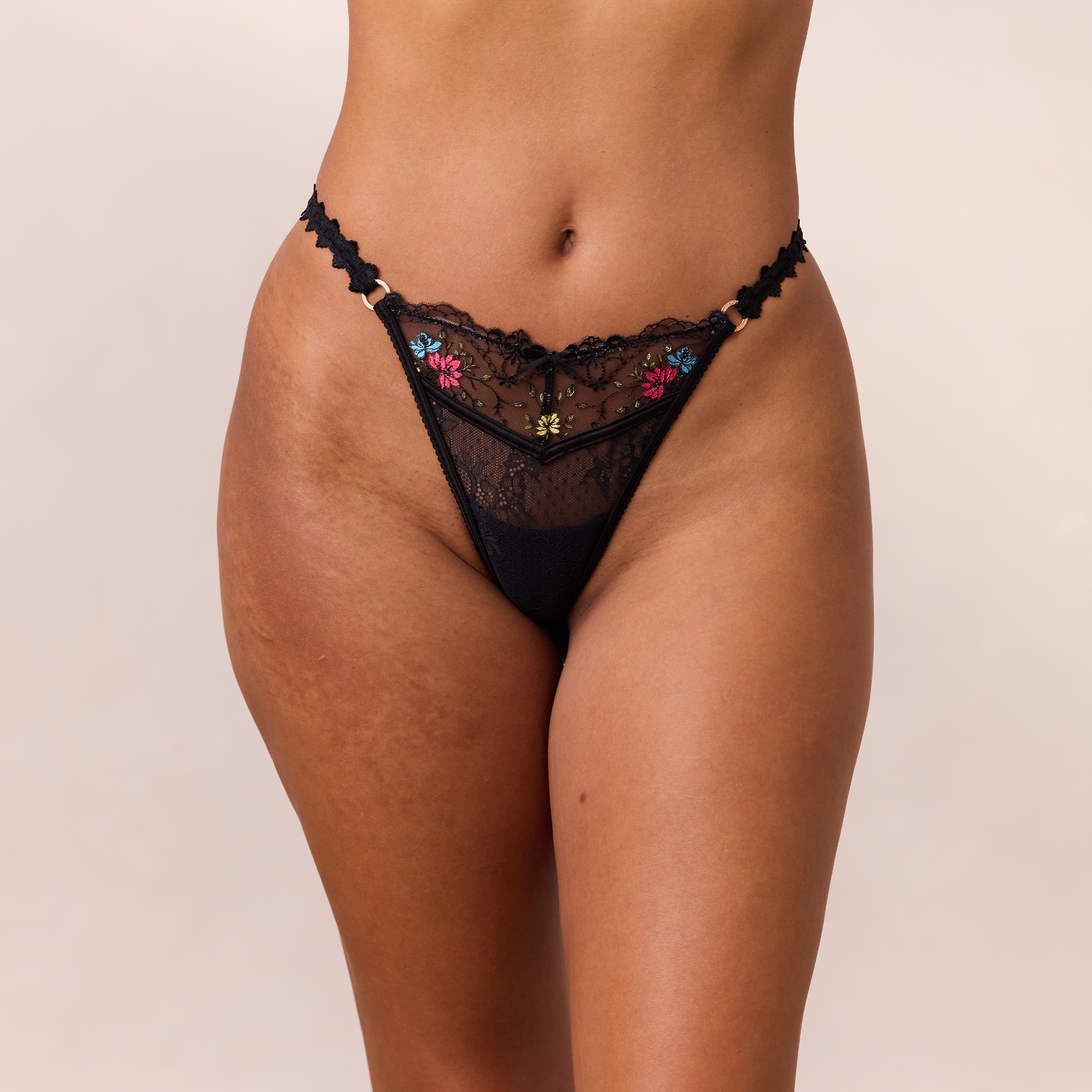 Nadia Korsettklänning G-String - Svart