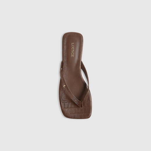 Brielle Flip Flops - Choklad alternate