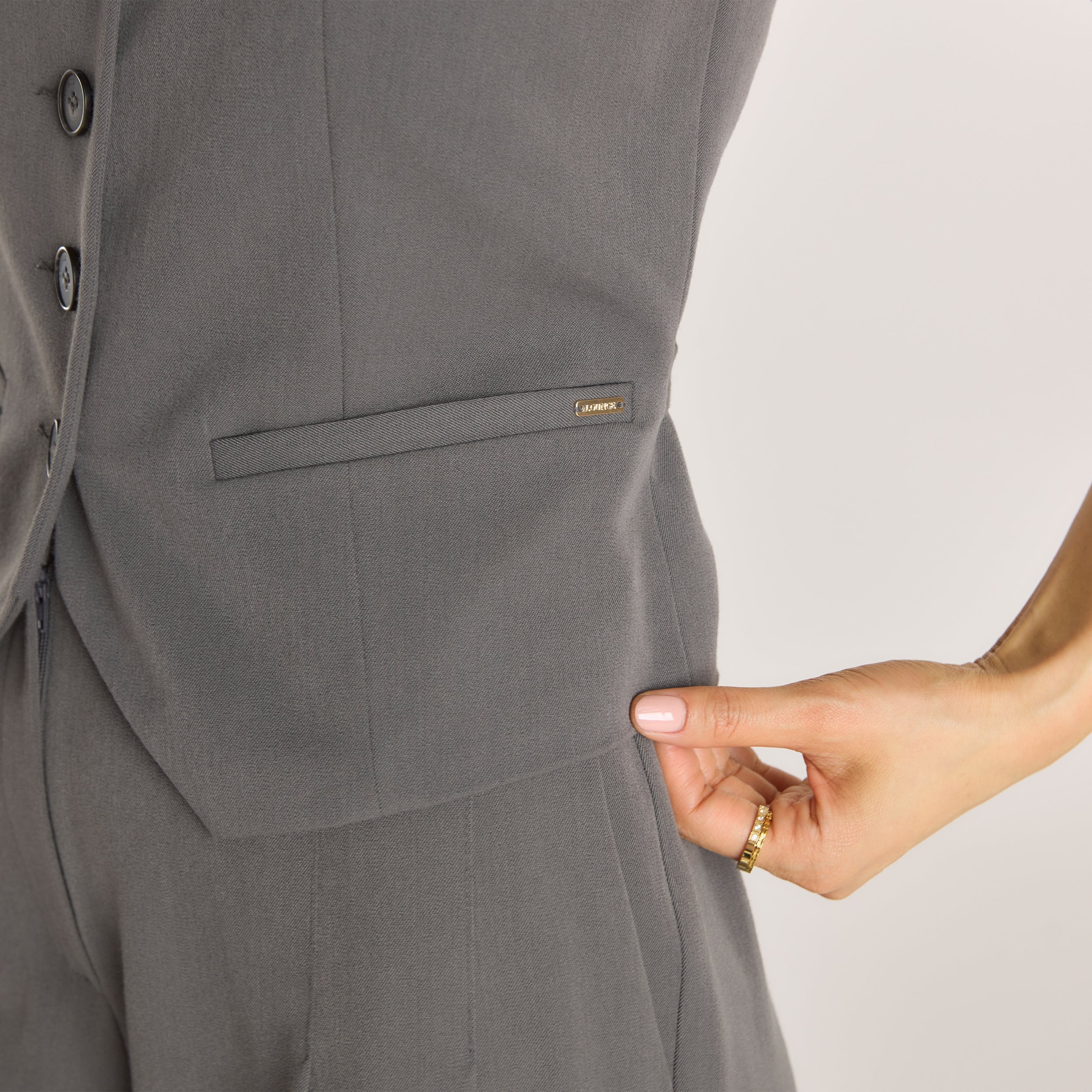 Tailored Waistcoat   | Tailored Waistcoat - Mörkgrå