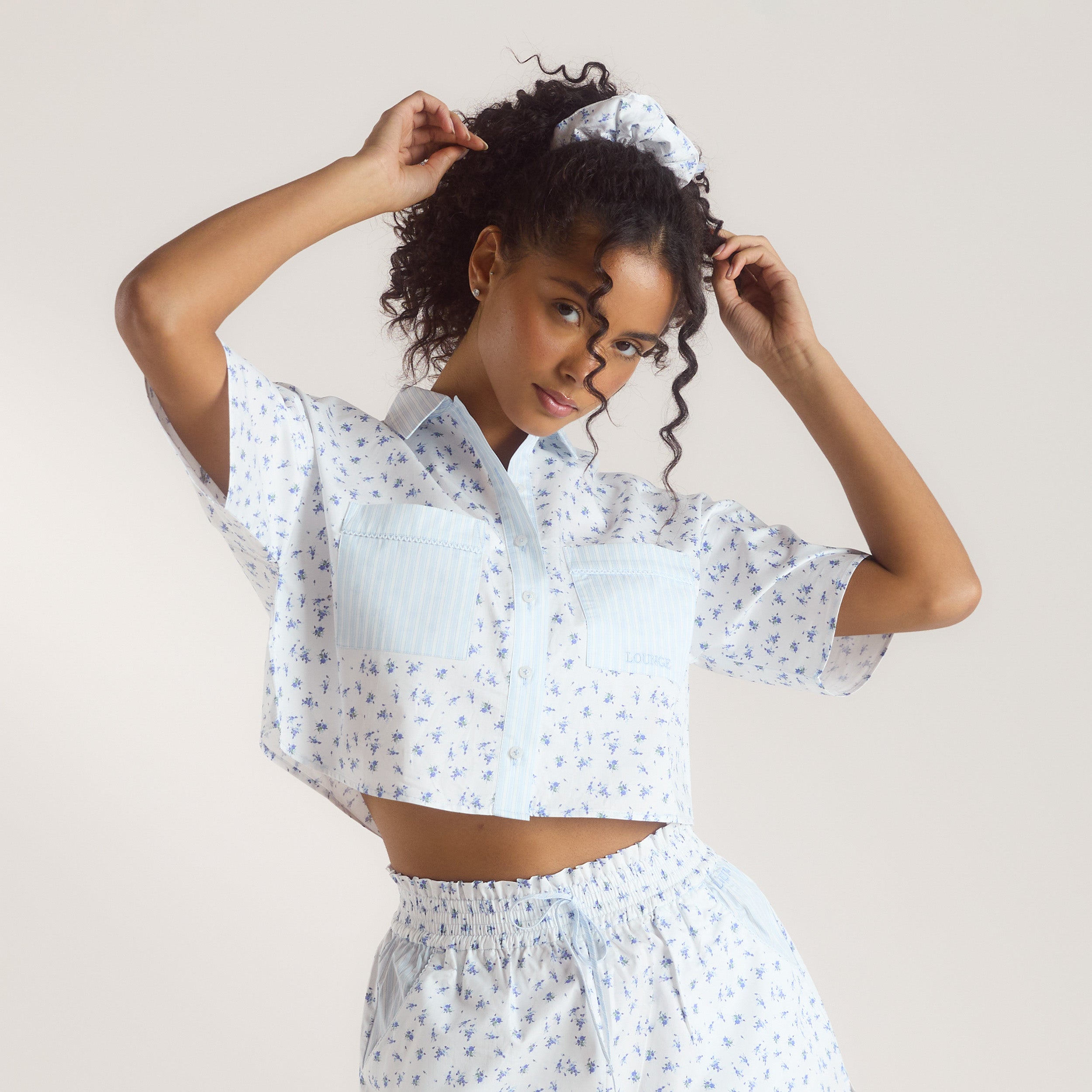 Bloom & Stripe Scrunchies (3-pack) | Bloom & Stripe Scrunchies (3-pack) - Multi